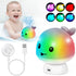 2024 Upgraded Baby Whale Bath Toy, Light Up Bath Fountain for Toddlers 1-3, IPX8 Waterproof Sprinkler