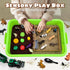 69 Playset, 3 4 5, 6 7 Aprilwolf PCS Farm Sensory Bin Toys Sandboxes with Sand, Farmer Tractor & Farm Animals Figures