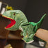 Green Dinosaur Plush Hand Puppet - 9.84inch Tyrannosaurus Plush Animal Hand Puppet, Children's Parent-Interactive Early