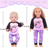 K.T. Fancy 5 Sets Baby Doll Clothes for 14-18 Inch Doll, Baby Doll Accessories for Reborn Doll, Gift for Kids