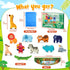 Animals Montessori Toddler Toys for 2-7 Year Old Boys Girls, Wooden Animal Blocks Stacking Toy, Educational Fine Motor