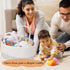 Luxury Little Diaper Caddy Organizer, Extra Large Cotton Rope Nursery Basket for Baby Diaper Storage, Portable Car