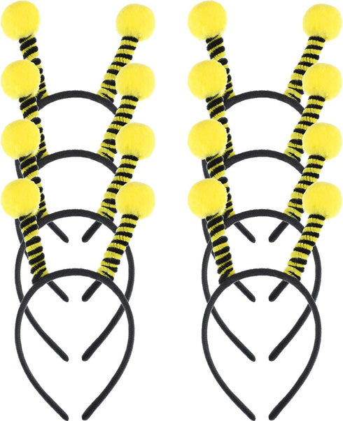 Yaomiao 8 Pieces Bee Antenna Headbands - Tentacle Hair Bands for Kids Women Halloween Cosplay Costume Accessories Party