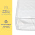 Crib Mattress Storage Bag with Zipper, 5 Mil Clear Plastic Cover for Moving, Accessory Bags Included