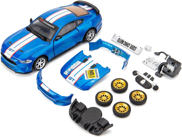 1/42 Ford Mustangs Car Model, Take Apart Assembled Car, DIY Educational Building Toys for Children