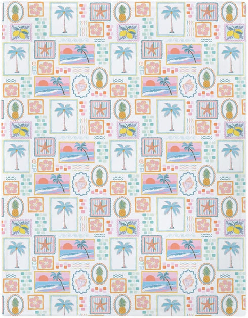 Summer 60x80 Colorful Beach Patchwork Baby Blankets for Girl Bright Seashells Girly Soft Flannel Nursery Bed Blanket