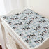 Cow Boho Leaves Changing Pad Covers, 32"x16" Spring Farm Animals for Boy Girl, Soft Breathable