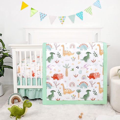 Baby Bedding Set for Boys Girls, 3 Pieces Nursery Bedding Set for