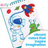 Ooly Thick Toddler Markers with Jumbo Grip, Mighty Mega Triangle Tip Markers for Toddlers with Jumbo Barrel, Perfect