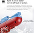 GoolRC Mini Waterproof RC Submarine - Remote Control Diving Toy