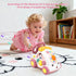 1+ Love&Mini Baby Musical Toys for Girls - Crawling Steering Wheel Toys with Car, Telephone, Lights & Sounds