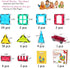 Jasonwell 65pcs Magnetic Tiles Building Blocks Set for Boys Girls, Educational Magnet Construction Kit, STEM Toys for