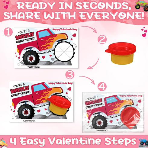 Seenelling 24 Sets Modeling Clay for Kid Mini Modelings Dough Bulk with Cards Goodies Bag Filler Classroom Gift