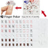 Mini Playing Cards Pack of 10 Decks - Finger Poker Miniature Poker Set for Travel Games