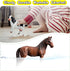 8 Pcs Big Animal Figurines Toys, Realistic Plastic Farm Animals Playset for Kids Toddlers Educational Learning