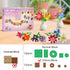 24 Pack Set 789PCS 3.6MM 6+ Flowers Easter Basket Fillers Party Favors for Kids Building - Flowers Mini Building Block