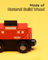 Set 2 3+ SainSmart Jr. Wooden Train Accessories, PCS Motorized Train for Toddlers with Magnetic Connection, Battery