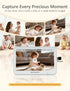 Baby Ganibs 6'' 30H 1000ft, Baby Monitor with Camera and Audio - Touch Screen with Photo & Video Recording, Night