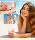 Sunscreen Applicator for Kids, Roll on Sponge Applicator for Sunscreen, Sunblock Buddy Brush Set, Pink