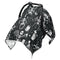Dalzium Halloween Skeletons Car Seat Cover Baby, Carseat Canopy Cover for Girl Boy,