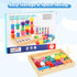 Montessori Bead Sequencing Set for Kids, Wooden Lacing Beads Toys for Toddlers, Educational Gifts for 2-5 Years Old
