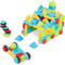 Battat Bristle Blocks STEM Interlocking Building Blocks 112 Pieces Playset Developmental Toys
