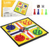Andux Foldable Magnetic Ludo Chess Portable Board Game Set, CXYXQ-03 (M)