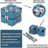 Aluminum Alloy Metal Infinity Cube Fidget Toy (6 Colors) - Stress Relief for Kids and Adults