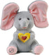 eJog Pup Peek a Boo Elephant Toy, Interactive Singing Plush Elephant Toy with Flapping