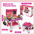 Set, Playset AuroTops Pink Kitchen Toy Kids Grill with Smoke, Sound & Light, Little Chef Play,Cooking Interactive Toys