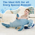 37-Inch Hammerhead Giant Plush Shark - Soft and Realistic Stuffed Animal