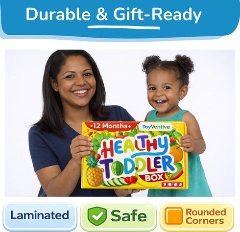1 1-2, 1 2 TOYVENTIVE Preschool Learning Activities, Montessori Toys for Year Old, Toddler Toys Learning Toys for Year
