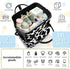 Honeybaby Backpack 19L Diaper Bag for Mom & Dad Cow Print Style Large Diaper Bag Tote with Multi-Pocket, Portable