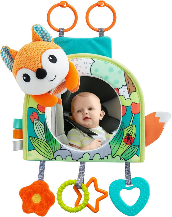Lynncare Car Seat Toy, Baby Car Mirror Toy for Rear Facing, Travel