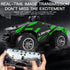 Wickena 1:28 Set, RC Cars FPV Camera RC Car with LED Lights - High Speed Remote Control Racing Truck for Adults & Kids