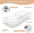 siphylline 52" 34" Cartoon Cute Colorful Teddy Bear Extra Large Resuable Potty Training Pee Pad Soft Absorbent Pads