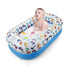PandaEar Inflatable Dinosaur Baby Bathtub, Foldable Toddler Bath Tub with Air Pump, Portable Non-Slip Shower Basin