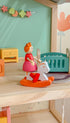 Giant Wooden Dollhouse Furniture Set, 26 Pcs for Kitchen, Living Room, Bedroom, Bathroom, Babyroom, Candy Accessories