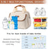 Pack 6 9 Breastmilk Cooler Bag with Ice Fits Baby Bottles up to Ounce, Wearable Breast Pumps Cooler Bag for Nursing Mom