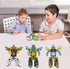 salepo 6PCS Transformable Fidget Spinners for Kids Party Favor, Deformable Robot Spinner Fidget Toys, Fingertip Gyros