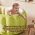 Houtclort Swimming Inflatable Baby Bathtub, Non Slip Safety Thick Cushion Central Seat,Portable Travel Seat Baths Baby