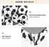 CZXW 52" 28" Soccer Balls Black White Crib Sheets Fitted x Natural Cotton Soft & Breathable for Baby Crib Mattress