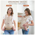 7-33lbs, 4-in-1 GAGAKU Baby Carrier, Lightweight Ergonomic Toddler Carrier for Soft Breathable Carrier with Head