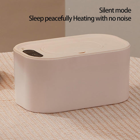 NOENNULL (4 Baby Wipe Warmer Constant Temperature Portable USB Powered Wet Wipe Warmer Dispenser for Home Car Outdoor
