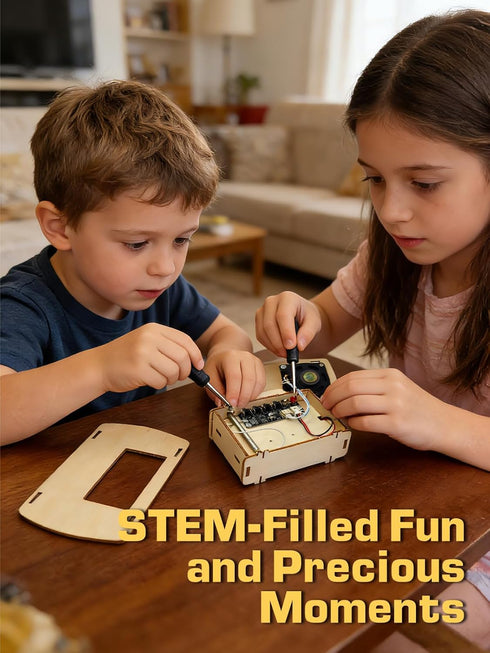 8-12 12-14, STEM Toys DIY Radio Kit Science Kits for Kids Age Engineering Electronics Project Building Your Own Radio