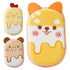 Generic 3Pcs Baby Washcloths Super Absorbent Soft Wash Mitt Cute Cartoon Animal Gentle Scrub for Baby Toddler Kids Bath