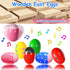 jhwsxtek 6 Pack 1-3 Easter Basket Stuffers, Eco-Friendly Woode Percussion Musical Shaker, Toddlers Stocking Stuffers