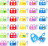 AXEARTE Montessori Educational Toys - Alphabet Learning Locks & Keys Set with 26 Locks & 26 Keys for Toddlers