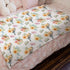 Watercolor Birds Butterfly Flowers Toddler Baby Blanket for Boys Girls, Spring Floral Swaddle Blankets for Infant