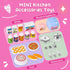 Mastom Playset 3 4 5 6 Kitchen for Girls, Pretend Play Kitchen Toy for Dolls with Lights Sounds & Accessories, Gifts